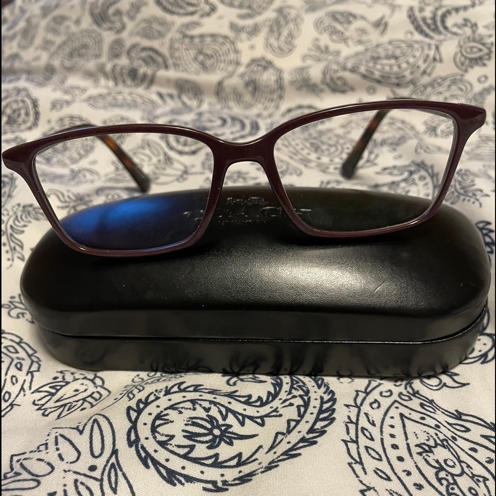 Coach purple tortoise Glasses Frames HC 6077